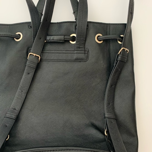 H&M Black Drawstring Backpack - Picture 4 of 6